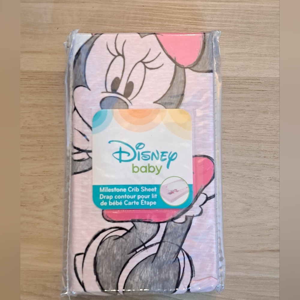 Brand New Disney Baby Milestone Crib Sheet